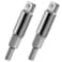 ANCIRS 2 Pack 316 to 516 Service Wrench Hex Key Adapter Ratchet Wrench Hexagon Bit Adapter Kit HVAC Valve Opener for Air Conditioning Refrigeration Equipment RepairSilver Finish