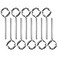 Alamic 532 inch Standard Hex Dogging Key Allen Wrench Door Key for Push Bar Panic Exit Devices 10 Pack