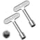 Honkador P1300PART13KEY Fire Hydrant Water Spigot Key 2 Water Keys for Wall HydrantOutdoor Faucet Lock Sink Wrench Faucet Tool Fire Hydrant Key Hose Bib Key 2 Pack