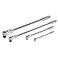 Powerbuilt 4 Piece Pro Tech Long Reach Flex Head Ratchet Set 72Tooth 180 Flex Head Contoured Grip Handles 14 Dr x 7 38 Dr x 9 17 12 Dr x 17 240238