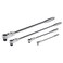 Powerbuilt 4 Piece Pro Tech Long Reach Flex Head Ratchet Set 72Tooth 180 Flex Head Contoured Grip Handles 14 Dr x 7 38 Dr x 9 17 12 Dr x 17 240238