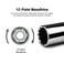 Capri Tools 9 mm Shallow Socket 14 in Drive 12point Metric