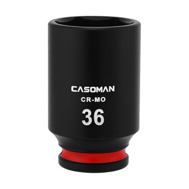 CASOMAN 12 Drive x 36mm Deep Impact Socket 6Point Metric CRMO