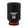 CASOMAN 12 Drive x 36mm Deep Impact Socket 6Point Metric CRMO