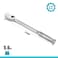DURATECH Extra Long Handle 14Inch Drive Ratchet 90Tooth Ratchet Wrench with 8 Handle and Dust Proof Teardrop Enclosed Head Reversible CRV Steel Made CRMO Head Full Polished Gifts for Men