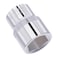 FOCMKEAS 19mm Shallow Socket 38 Inch Drive 6Point Metric Heat Treated CRV Steel Short Sockets Full Polishing 11 Inch Length