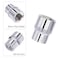 FOCMKEAS 19mm Shallow Socket 38 Inch Drive 6Point Metric Heat Treated CRV Steel Short Sockets Full Polishing 11 Inch Length