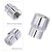 FOCMKEAS 19mm Shallow Socket 38 Inch Drive 6Point Metric Heat Treated CRV Steel Short Sockets Full Polishing 11 Inch Length
