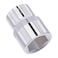 FOCMKEAS 19mm Shallow Socket 38 Inch Drive 6Point Metric Heat Treated CRV Steel Short Sockets Full Polishing 11 Inch Length