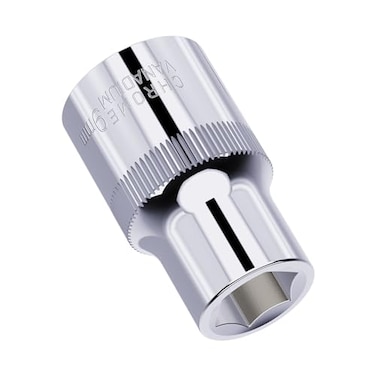 FOCMKEAS 9mm Shallow Socket 38 Inch Drive 6Point Metric Heat Treated CRV Steel Short Sockets Full Polishing 11 Inch Length