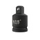 FOCMKEAS Impact Socket Adapter and Reducer 12 DriveF to 38M for Ratchet Wrench Female to Male CRMOBlack