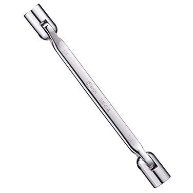 GENIUS TOOLS 12 x 916 Double Flexible Socket Wrench 886 Length CrV Steel 511618