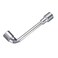 HARFINGTON L Shaped Angled Hex Socket Wrench 18mm 45 Steel Double Ended Metric 6 Point Tubular Socket Spanner for General Repairing Pipeline Bicycle Car Maintenance