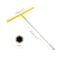 HARFINGTON THandle Metric Socket Wrench 8mm High Carbon Steel 6Point Hex Hexagon TShape Spanner with NonSlip Handle for Motorcycle Bicycle Car Repair