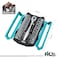 HB 120P 14 and 12Inch Drive Sealed Head Ratchet Handle Made in Taiwan with portable storage rack 42piece Socket set AKM008U
