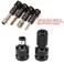 Tiiyee Impact Wrench Adapter Hex Drill Chuck Adaptor Converter Telescopic Socket Adapters Quick Release 12 Inch Square Drive Conversions for Industrial Pneumatic Air Electric Ratchet Screwdriver Bit H