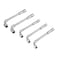 MY MIRONEY 5PCS LType Pipe Perforation Elbow Wrench Set Metric DoubleHead L Shaped Hex Socket Wrench Hardware ChromeVanadium Steel Wrench Repair Tool 6mm 7mm 8mm 9mm 10mm