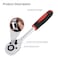 Omninmo 12 Drive Ratchet Wrench 72Tooth Reversible Ratchet Quick Steel Ratchet Wrench 12 Straight Handle CRMO Head Chrome Plated Finish