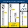 PRIDE&CRAFT PRIDECRAFT 4Piece Flex Head Ratchet Set 14 38 12 Drive 38 Stubby 72Tooth Socket Wrench Quick Release Reversible Design Swivel Head Ratchet Chrome Alloy Made EVA Organizer