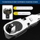 PRIDE&CRAFT PRIDECRAFT 4Piece Flex Head Ratchet Set 14 38 12 Drive 38 Stubby 72Tooth Socket Wrench Quick Release Reversible Design Swivel Head Ratchet Chrome Alloy Made EVA Organizer