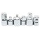 TAODAN 6pcs Impact Adapter Reducer Set Craftsman Ratchet Wrench Socket Converter Adapter Reducer Set