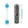 WHYHKJ 10PCS Power Tools Replacement Parts Impact Socket Adapter Converter Replacement Part 14 Hex Shank To 14