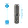 WHYHKJ 10PCS Power Tools Replacement Parts Impact Socket Adapter Converter Replacement Part 14 Hex Shank To 14