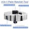 Wolfride 4 In 1 Mini Palm Ratchet Wrench Finger Reversible Thumbwheel Ratchet Wrench Tool Fits 14 Drive Socket Adapter Torque Extension Bar and 14 Hex Shank Screwdriver Bit Nut Driver