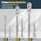 YIYEIE 6Piece Flex Head Ratchet Set 14 38 12 Drive Swivel Head Ratchet Wrench with Extension Bar 72 Tooth 180 Adjustable QuickRelease Flexible Ratchet Handle with EVA Foam