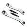 gohantee Hvac Service Wrench Tools Air Conditioner Valve Ratchet Wrench 316 to 38 516 x 14 with 2 Hexagon Bit Adapter Kit for Air Refrigeration Tools and Equipment Repair Tools Clearance