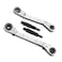 gohantee Hvac Service Wrench Tools Air Conditioner Valve Ratchet Wrench 316 to 38 516 x 14 with 2 Hexagon Bit Adapter Kit for Air Refrigeration Tools and Equipment Repair Tools Clearance