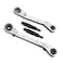 gohantee Hvac Service Wrench Tools Air Conditioner Valve Ratchet Wrench 316 to 38 516 x 14 with 2 Hexagon Bit Adapter Kit for Air Refrigeration Tools and Equipment Repair Tools Clearance