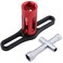 Hobbypark RC Hex Wrench Nut Driver 4mm 5mm 55mm 7mm 17mm Wheel Hub Cross Socket Spanner Repair Tools for 18 110 Scale RC Cars 2Pack