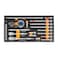 GEARWRENCH 18 Piece 14 90T Ratchet Drive Tool Set with EVA Foam Tray 86520