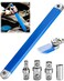 Dromco Offset Extension Wrench 15Inch Zero Degree Ratchet Tight Reach Wrench Extender Socket Wrench Tool with Square Drive Adapters 12 14 38 Universal Extensions Wrench for Small Place