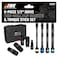 EWK 9Piece 12 Inch Drive Thin Wall Flip Lug Nut Impact Socket and Torque Stick Set 17x19mm 21x22mm 34x1316 78x1516 80 100 120 150 Ftlbs Torque Limiting Extensions for Wheel Service