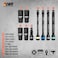 EWK 9Piece 12 Inch Drive Thin Wall Flip Lug Nut Impact Socket and Torque Stick Set 17x19mm 21x22mm 34x1316 78x1516 80 100 120 150 Ftlbs Torque Limiting Extensions for Wheel Service