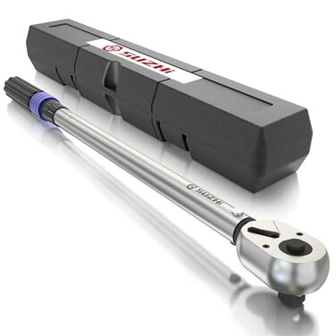 SuZhi 12 Inch Torque Wrench 25250 ftlb 339339 NMAluminum Alloy handle CrMo Material Head Heavy Duty ProfessionalDual Direction Store in Solid Case