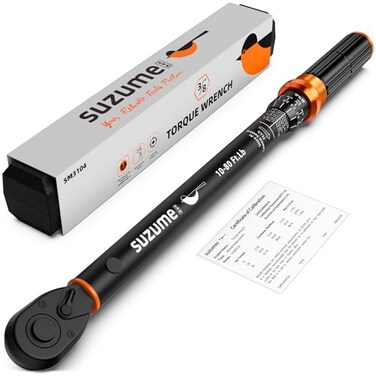 SUZUME Torque Wrench 1080 Ft Lb 1361084 Nm 3 High Accuracy Torque Wrench 38 Drive 72 Tooth DualDirection Adjustable DualScales 38 Torque Wrenches for Car Moto