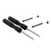 Lijinlan Compatible with Amazfit TRexTRex Pro Screw Rod Accessory 2Pcs Stainless Steel Link Bar Replacement Screws with 2Pcs Screwdrivers Removal Tool for Amazfit T Rex Accessory Black