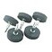 JUNLIXN 5 Pcs 50mm Abrasive Stone Grinding Wheels 14 Shank Aluminum Oxide Mounted Grinding Wheels for Drill Grinder Rotary Tools