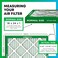 Filterbuy 16x24x1 Air Filter MERV 13 Optimal Smoke Allergy Defense 6Pack Electrostatic Pleated HVAC AC Furnace Filters Replacement Made in USA Actual Size 1538 x 2338 x 075