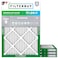 Filterbuy 17x20x1 Air Filter MERV 8 Essential Dust Allergy Defense 4Pack Electrostatic Pleated HVAC AC Furnace Filters Replacement Made in USA Actual Size 1650 x 1950 x 075