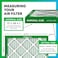 Filterbuy 17x20x1 Air Filter MERV 8 Essential Dust Allergy Defense 4Pack Electrostatic Pleated HVAC AC Furnace Filters Replacement Made in USA Actual Size 1650 x 1950 x 075