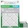 Filterbuy 17x20x1 Air Filter MERV 8 Essential Dust Allergy Defense 4Pack Electrostatic Pleated HVAC AC Furnace Filters Replacement Made in USA Actual Size 1650 x 1950 x 075