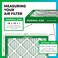 Filterbuy 18x18x1 Air Filter MERV 8 Essential Dust Allergy Defense 4Pack Electrostatic Pleated HVAC AC Furnace Filters Replacement Made in USA Actual Size 1775 x 1775 x 075