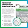 Filterbuy 18x18x1 Air Filter MERV 8 Essential Dust Allergy Defense 4Pack Electrostatic Pleated HVAC AC Furnace Filters Replacement Made in USA Actual Size 1775 x 1775 x 075
