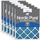 Nordic Pure 16x20x1 15 12 x 19 12 x 34 Pleated MERV 7 Air Filters 6 Pack
