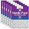 Nordic Pure 16x16x1 MERV 8 Pleated AC Furnace Air Filters 6 Pack