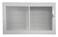 Hart & Hart Cooley 661 Series 12 x 6 White Ceiling or Sidewall Register Fits a 12W x 6H Hole